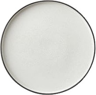 Luzerne MOD Round Coupe Plate - Dusted White (4, D9.25 Inch X H0.75 Inch)