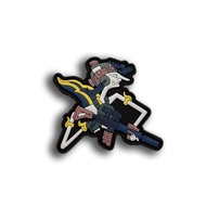 [Custom Velcro patch] HK.Tactical female warrior long nose night vision device morale badge PVC 3D V