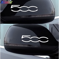 shop 2pcs/lot car Rearview Mirror sticker for fiat 500 500x
