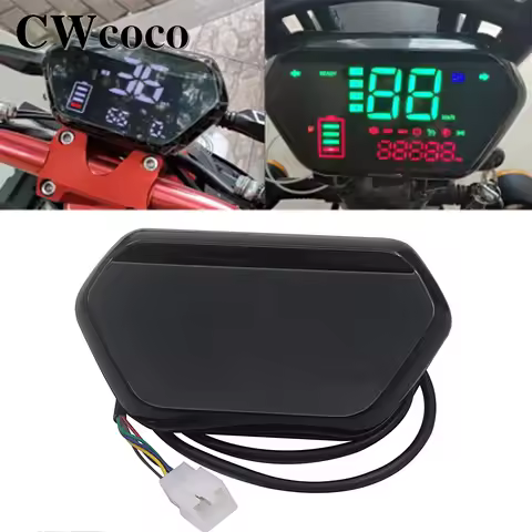 Citycoco Speedometer LED Display Meter 60V Meter Speed Battery Turn Light Head Light Display For Cit