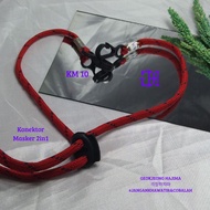 Geokjeong Hajima 2-in-1 Hijab Mask Connector Strap or Mask Strap Homemade/ Limited Stock/ Patterned 