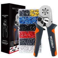 Hexagonal Ferrule Crimp Tool Wire Ferrule Crimping Tool HSC8 6-6/6-4 Self-adjustable Ratcheting Crim