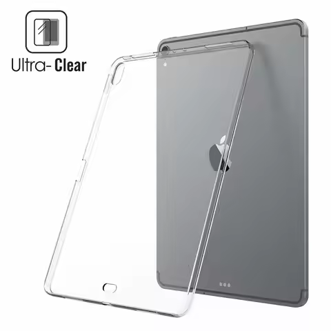 Case For iPad Pro 12.9 2015 2017 360 Full Protective Soft TPU Cover For iPad Pro 12.9" 2018 2020 202