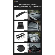 Mercedes benz W464 G63 G class Dry carbon front bonnet hood scoop rear spare tire tyres tayar cover 