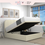 [Pre-order - 7 Days] mooZzz | Anitra Headboard + Shelby Divan / Storage Bed / Single / Super Single / Queen / King / Solid Wood / Upholstered / European Gas Spring System / High Density Foam / Space Savvy