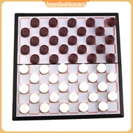 BF  Portable Folding Magnetic Checkers Board Puzzle Game Kids Early Educational Toy