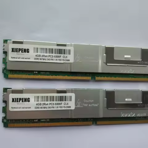 for Dell PowerVault DP600 DP500 DL2000 Server memory 4GB DDR2 ECC FBD 8GB 667MHz FB-DIMM 4GB 2Rx4 PC