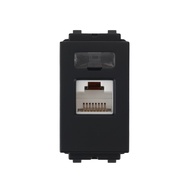 เต้ารับคอมพิวเตอร์ RJ45 CAT6 LUZINO รุ่น ML-8945E สีดำ