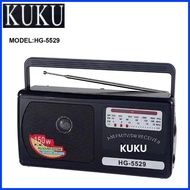 ✢ ◎ XYX KUKU AM-5529 Electric Radio Speaker FM/AM/SW 4 band radio AC power and Battery Power 150W