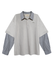 KINS 19 STUDIO | KINS Layered Sleeve Polo [KN146]