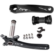 deore crankset IXF Crankset 104 BCD Crank CNC Untralight Crank Arm MTB/Road Crankset Round Narrow Wi