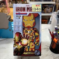 （旺角家樂坊17樓門市現貨）開封 Medicom Toy Be@rbrick Bearbrick Iron Man Mark 42 Damage Ver. 400% (BB31)