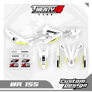 Decal Yamaha Wr 155 Oneonenine Superglossy Free Custom Design