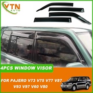For Mitsubishi Montero Pajero V73 V75 V77 V87 V93 V97 V60 V80 2000-2024 Side Window Visor Sun Snow R