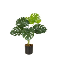 Hot Sales Monstera Plants Artificial Bonsai Plastic Plants Fake Plants Houseplants Artificial Plants 45cm