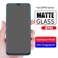3PCS Matte Tempered Glass for OPPO Reno 15 15F 5G 14 14F 13 13F 12F 11F 8T 4G 8Z 7Z 6Z 4Z 3 4 5 6 7 