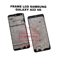 SAMSUNG A22 4G 5G LCD CENTER FRAME WITH BONUS B7000 3ML LIQUID GLUE