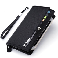 Long Large Capacity Zipper Men Fashion Casual Business Clutch Mobile Phone Bag Korean Version Coin P