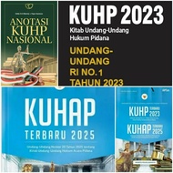 KUHP BOOK 2023 CRIMINAL LAW BOOK KUHAP 2025 CRIMINAL PROCEDURE LAW BOOK