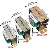 Transformer ordered on request Capacity 10VA, 20VA, 30VA, 40VA, 50VA.