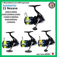SHIMANO 21 Nexave [1000/C2000S/2500/2500HG/2500S/C3000/C3000HG/4000/4000HG/C5000HG] Spinning Reel Di
