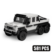 MOC G63 Mô hình xe Khối xây dựng Gạch với hộp hiển thị container Tốc độ Champion Racer Đồ chơi nhà đ