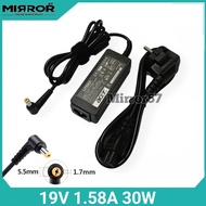 Acer Aspire One KAV10 KAV60 D255 D255E Laptop Adapter Acer 19V 1.58A 30W Charger