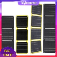 ​30W/40W 5V Portable Battery Phone Charger Type C USB-A DC Output Foldable Solar Power Bank IP67 Wat