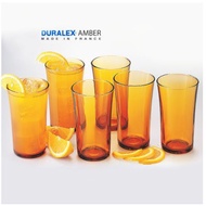 6 Pcs Duralex Glass Amber / Clear Mug / Plate / Cawan Piring  Kaca Duralex France