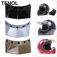 [TENOL] 5-Snap Helmet Peak Open Shield Retro Motorcycle Helmet Sun Visor Protective Shield