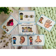 [Autismshop] Flash card 5 senses