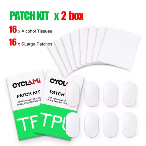 New Tire Patch For TPU Tube CYCLAMI TPU Inner Tube Patch Kits Bicycle Tire Repair Patch Bike Mainten