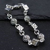 Retro Old Bracelet CHROME HEARTS Cross Couple Hand Dress