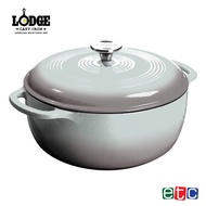 Lodge 6 Quart (5.68 litre) Gray Enameled Cast Iron Dutch Oven