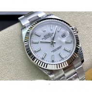Rolex Datejust Minimalist Elegant White Calendar Men's Watch Business Automatic Mechanical RZ601 36/