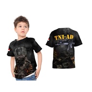 TiniShop || Indonesian Army Kids T-Shirt Indonesian Army T-Shirt/ Indonesian Army Kids T-Shirt Full 