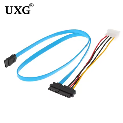 Cable SAS to SATA SFF-8482 Mini SAS 29Pin SCSI to SATA 7Pin with LP4 Molex IDE 4Pin Hard Disk Conver