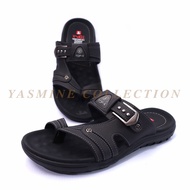 Sandal Jepit Cowok Keren Kekinian Sandal Kulit Pria Model Japit Jempol Import Fashion Pria Terbaru