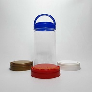 1 L Tube Jar Handle Lidnatural Plastic Jar/ Eid Cookie Jar/ Candy Jar/ Eid Jar/ 1 L Jar/