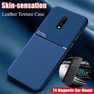 For OnePlus 7 GM1900 GM1901 GM1903 GM1905 Luxury Skin-sensation Leather Texture Case Fit Magnetic Ca