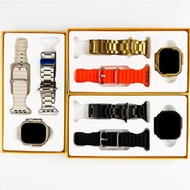 全新 HK9 Ultra Max Gold 智能手錶藍牙通話男士智能手錶 Ultra  9 手錶超無線充電適用於