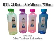 BTL-21 Botol Air Minum Plastik / Water Bottle 750ml BPA FREE