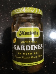 Montaño Spanish Sardines in Corn Oil (Mild Spicy)