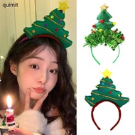 QUIM Fashion Alternative Festival Christmas Tree Design Hair Accessory For Parties