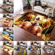 Carpet Monkey D. Luffy Comic One Piece Bedroom Carpet Soft and Comfortable Cartoon Carpet Bathroom Non slip Mat