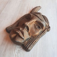 American Indian metal face wall decor – mask of the North American Indian