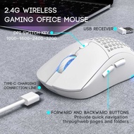 Illuminated Creative Hole Mouse Wireless Gaming Mouse RGB Lightweight Wireless Hollow-out Mouse