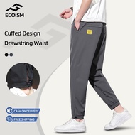 Men’s Quick-Dry Jogger Pants, Breathable Sport Trousers with Elastic Waist & Cuffed Hem for Outdoor,
