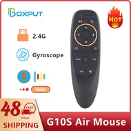 BPR1S Plus G10S Air Mouse Voice Remote Control BT5.0 2.4G Wireless Gyroscope IR Learning for H96 MAX V12 V58 X4 Android TV Box
