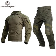 EmersonGear Tactical G3 Combat Uniform Set BDU Outdoor Sports Gen3 Combat T-shirt+Training Pants